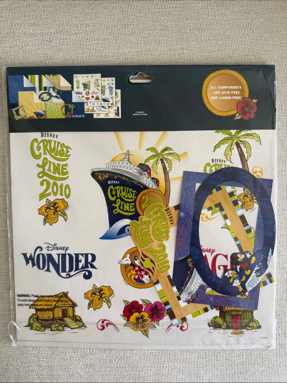 Disney Cruise Line Scrapbooking Kit 2010